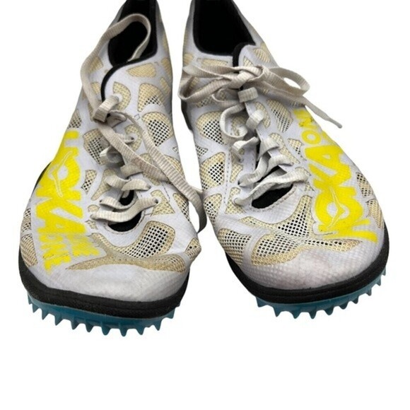 Hoka One One Rocket LD Track Spikes White Women’s Size 8 Racing Shoes - Picture 6 of 12